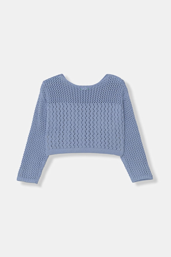 United Colors of Benetton sweter dziecięcy bawełniany 120YC10A9.G.Stagionale niebieski SS26
