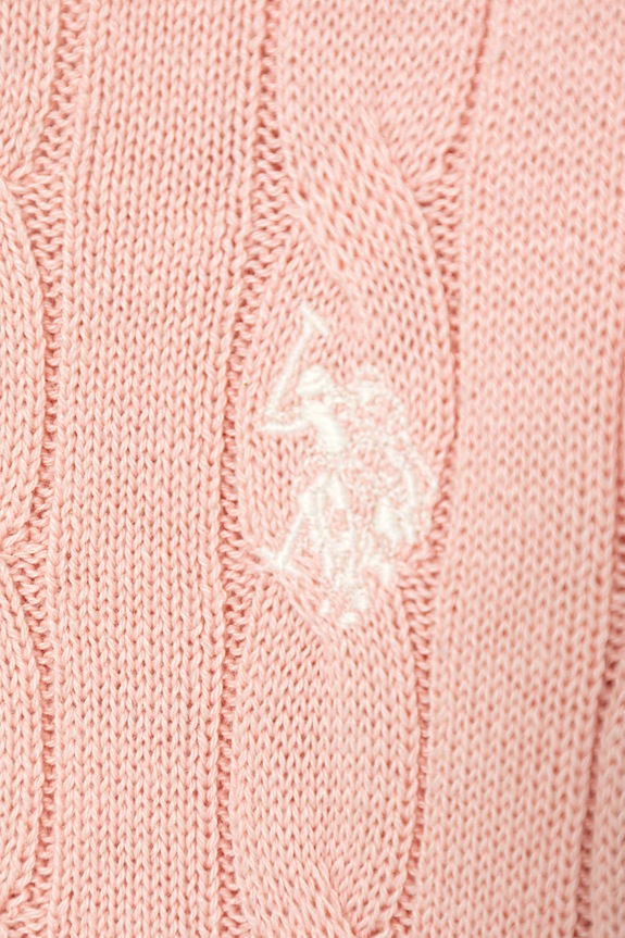 U.S. Polo Assn. pulover pentru copii roz USG0378
