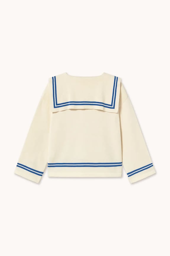 Băieți Tinycottons pulover de bumbac pentru copii SAILOR TINY CARDIGAN SS26.373 bej