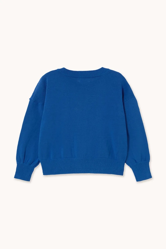 Băieți Tinycottons cardigan din bumbac pentru copii SWANS DIAMONDS CARDIGAN SS26.386 albastru