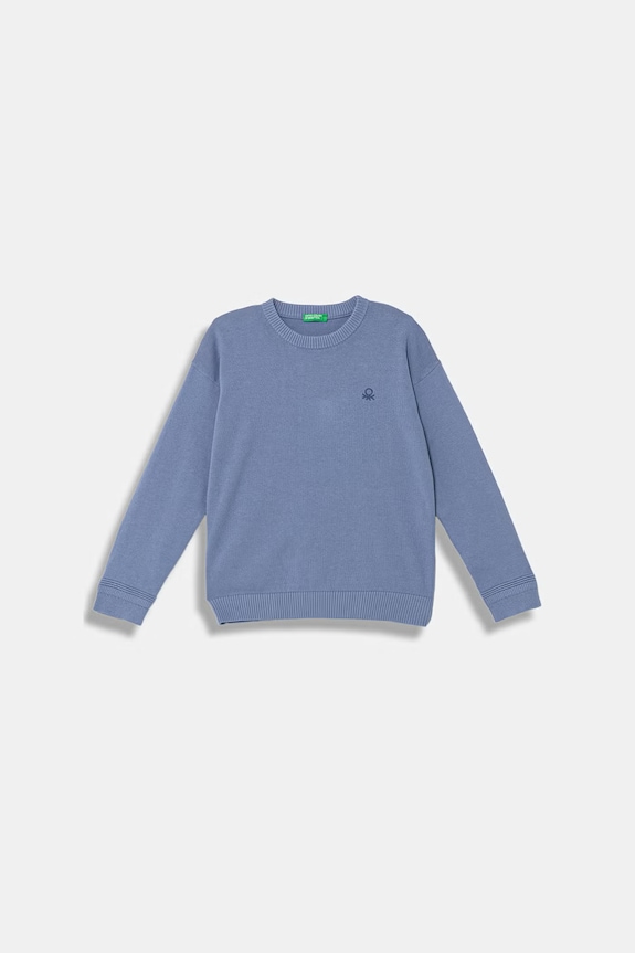 United Colors of Benetton sweter dziecięcy bawełniany niebieski 120YC10A2.G.Stagionale
