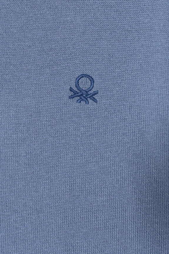Chłopiec United Colors of Benetton sweter dziecięcy bawełniany 120YC10A2.G.Stagionale niebieski