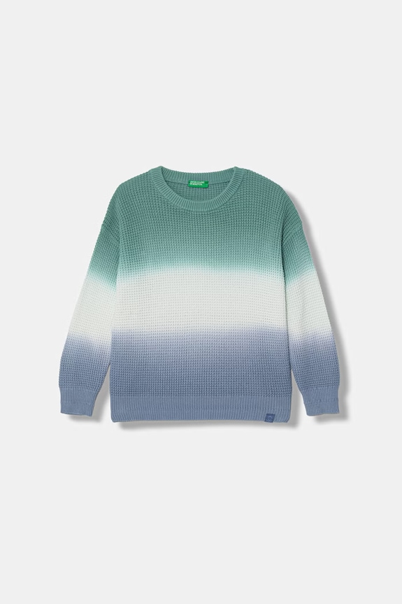 United Colors of Benetton sweter dziecięcy bawełniany niebieski 120YC10A8.G.Stagionale