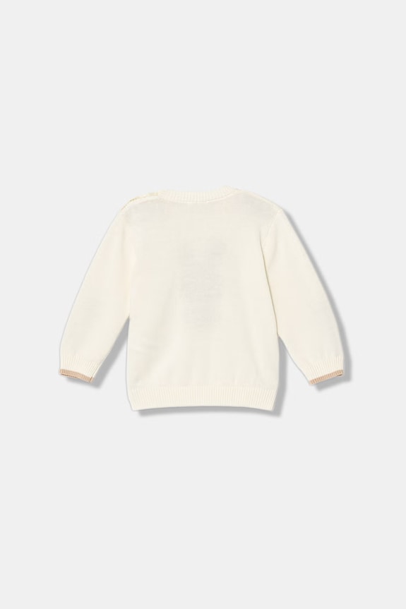 United Colors of Benetton pulover pentru copii, din bumbac 120YB101L.W.Stagionale bej SS26