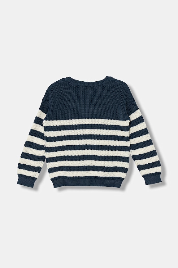 United Colors of Benetton sweter dziecięcy z bawełną 18PFH103B.P.Stagionale granatowy SS26