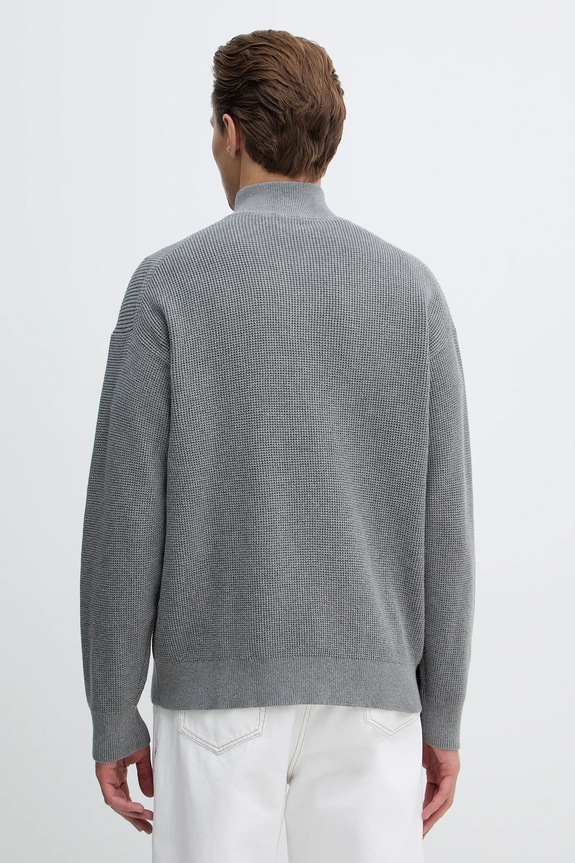 Ρούχα Βαμβακερό πουλόβερ Calvin Klein Jeans LV04RE308G γκρί