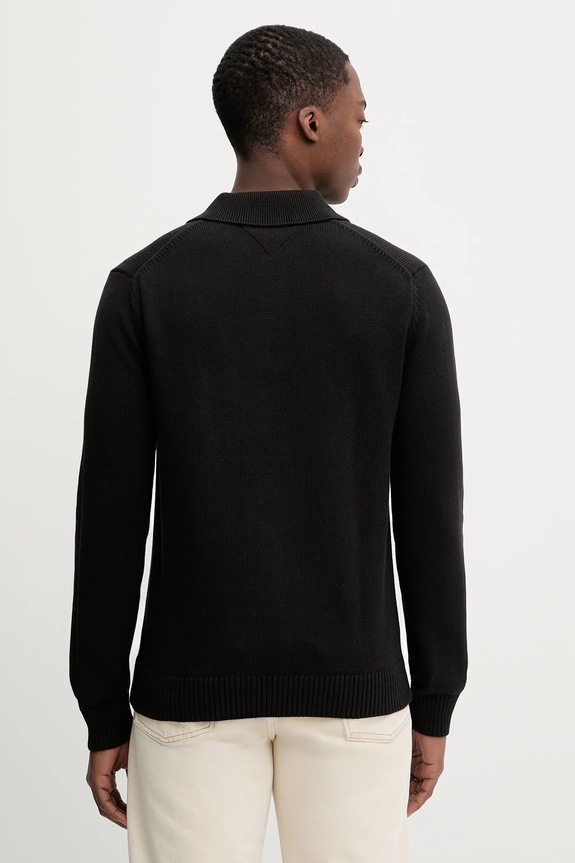 Îmbrăcăminte Tommy Jeans pulover de bumbac DM0DM22647 negru