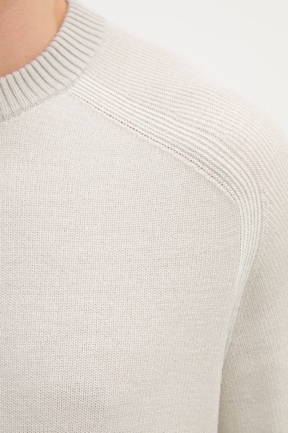 BOSS Orange sweter z dodatkiem wełny Akajer 50555872 szary