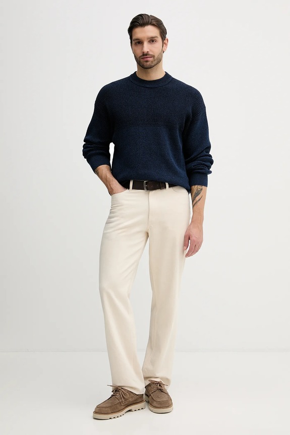 Светр із додаванням вовни BOSS Orange Kartney 50555873 темно-синій SS26