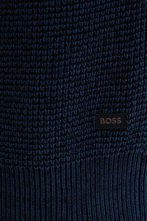 Светр із додаванням вовни BOSS Orange Kartney 50555873 темно-синій