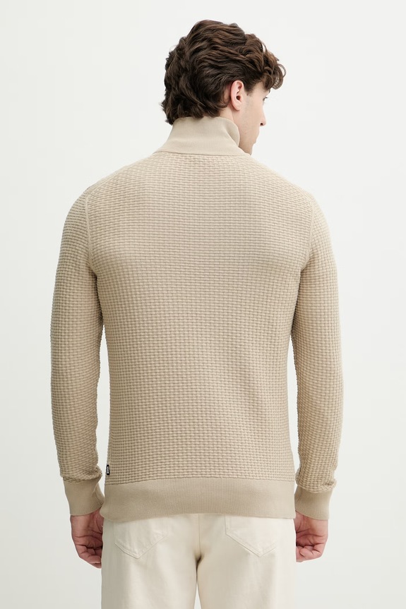 Abbigliamento BOSS maglione da uomo in cotone H-Ulicio 50555118 beige