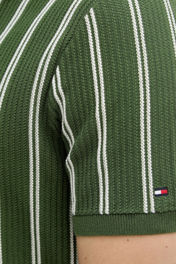 Tommy Hilfiger polo de bumbac MW0MW41949 verde
