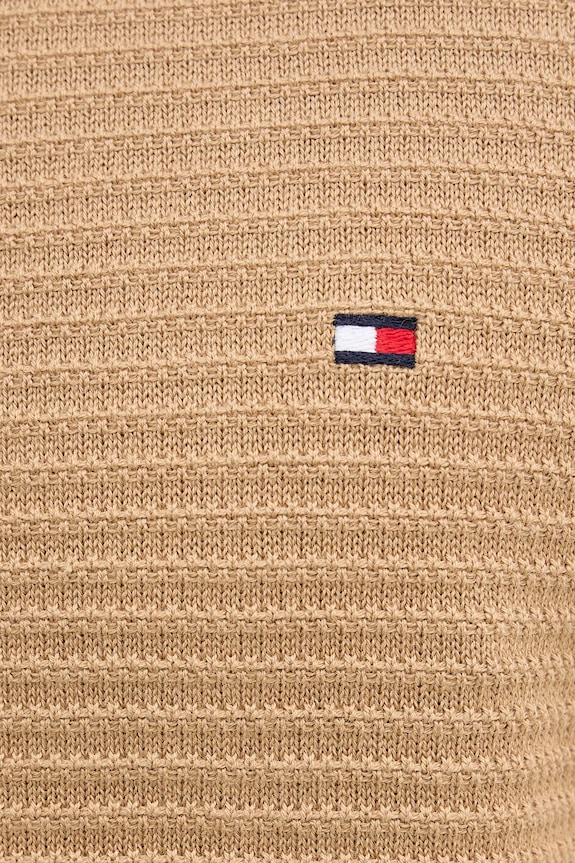 Tommy Hilfiger pulover de bumbac MW0MW41643 maro