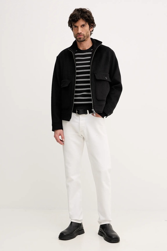 Bavlnený sveter Tommy Hilfiger MW0MW41643 čierna SS26