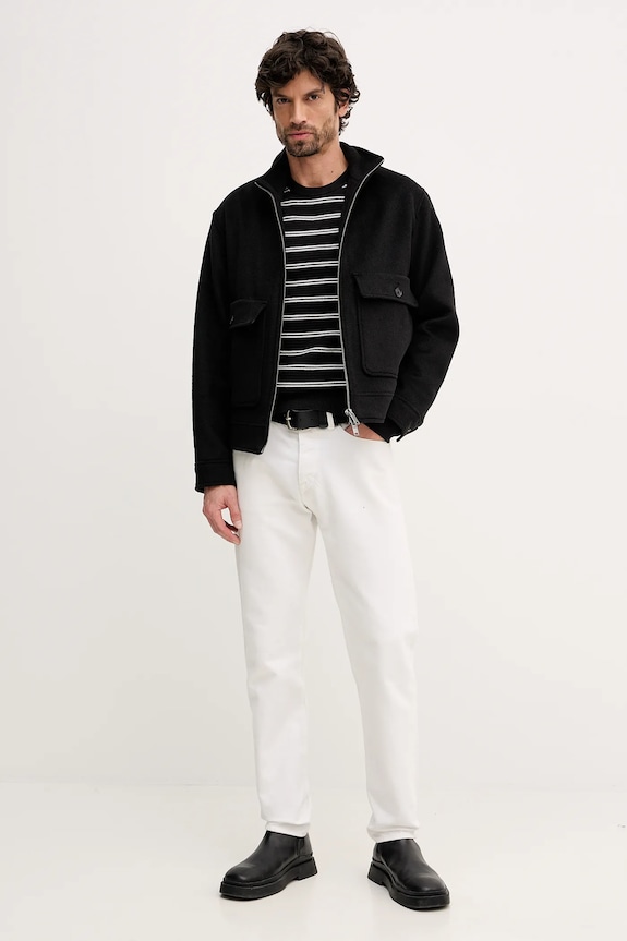 Bavlnený sveter Tommy Hilfiger MW0MW41643 čierna SS26
