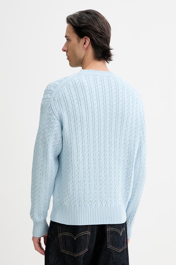 Одяг Светр із додаванням вовни Kenzo FG55PU7703LK блакитний