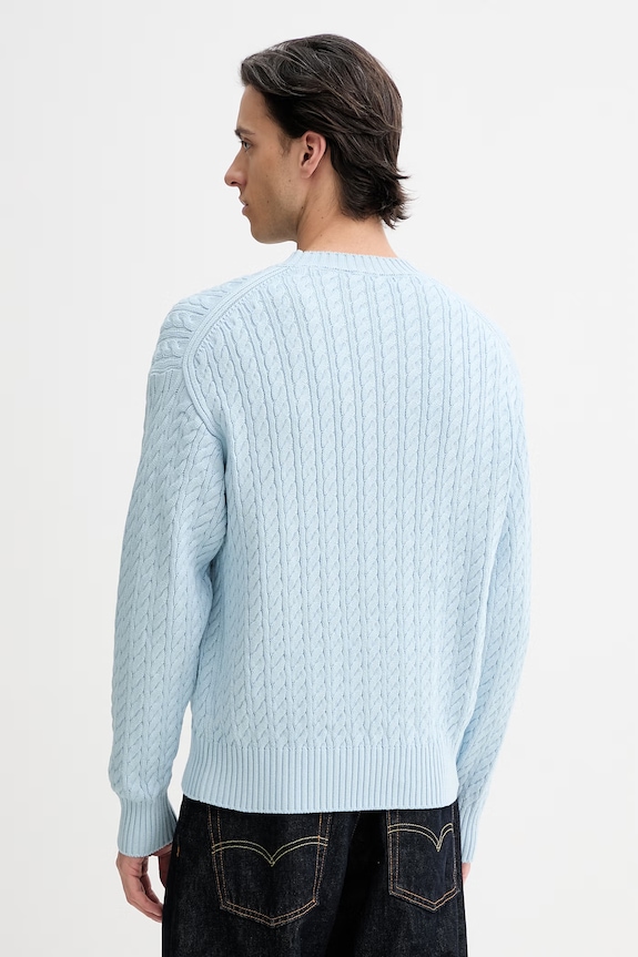 Одяг Светр із додаванням вовни Kenzo FG55PU7703LK блакитний