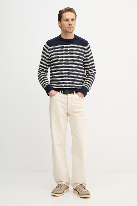 Guess sweter M6RR06.Z4292 granatowy SS26