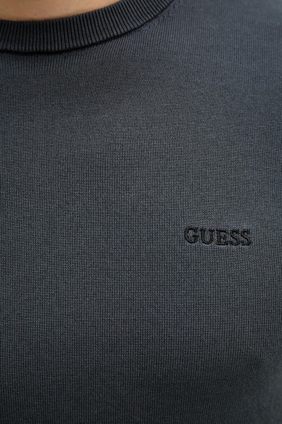 Bavlnený sveter Guess KALIL M6RR17.Z4451 sivá