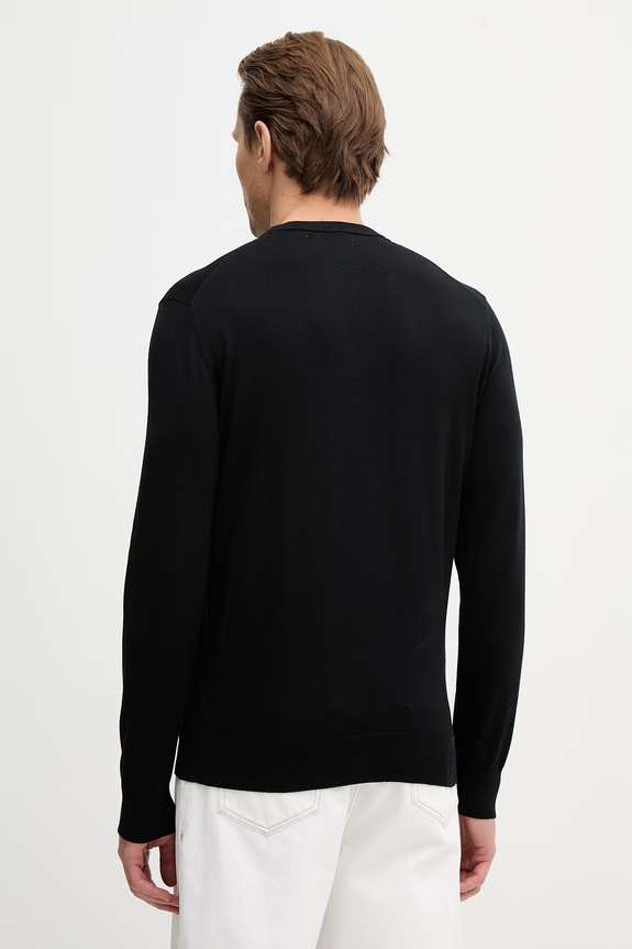 Odzież Guess sweter bawełniany KANE M6RR19.Z4451 czarny