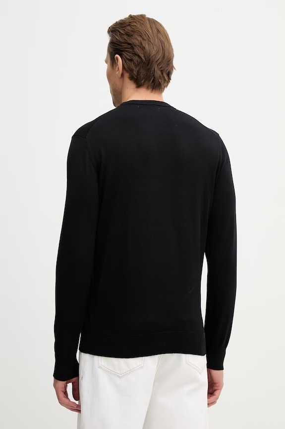 Odzież Guess sweter bawełniany KANE M6RR19.Z4451 czarny
