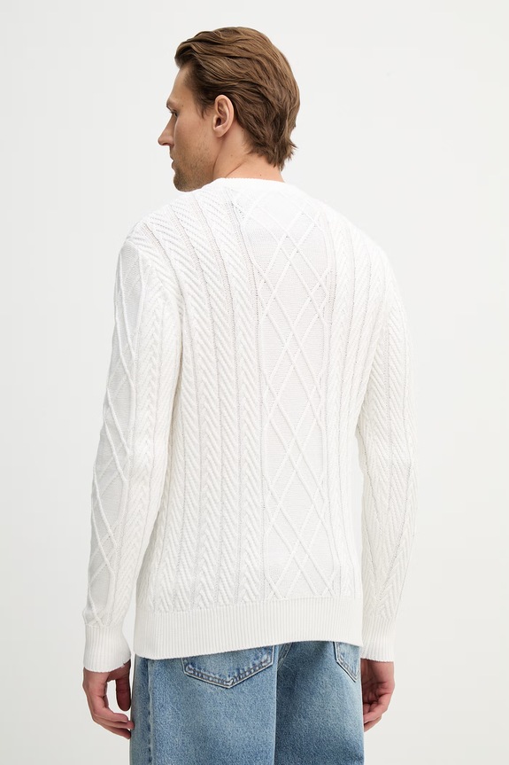 Odzież Guess sweter KONRAD M6RR32.Z3FB1 biały