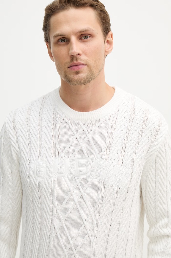 Guess sweter KONRAD biały M6RR32.Z3FB1