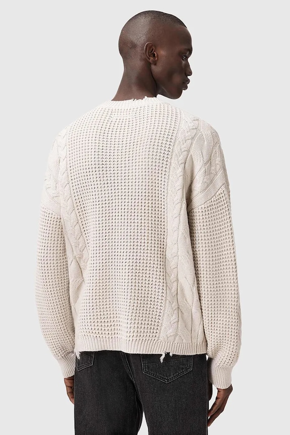 Светр із додаванням вовни AllSaints M031KD бежевий SS26