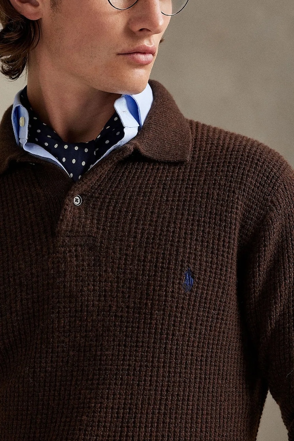 Polo Ralph Lauren wool blend sweater brown 710979110