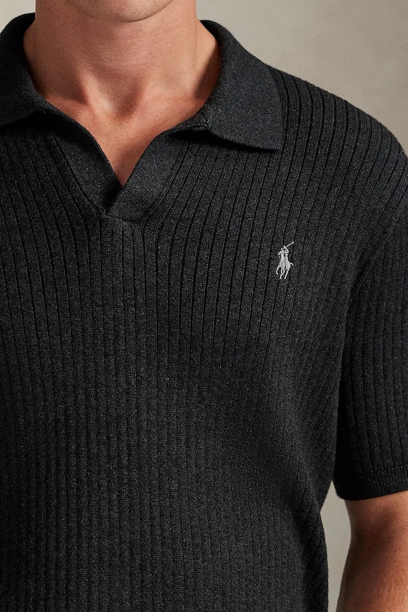 Polo Ralph Lauren pulover de bumbac gri 710P07774