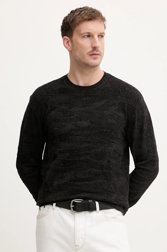 Sveter Armani Exchange okrúhly čierna XM001976.AF11966