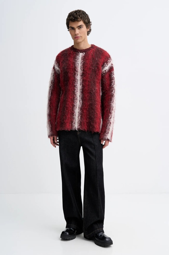 The Ragged Priest maglione RPAW252017KW rosso SS26