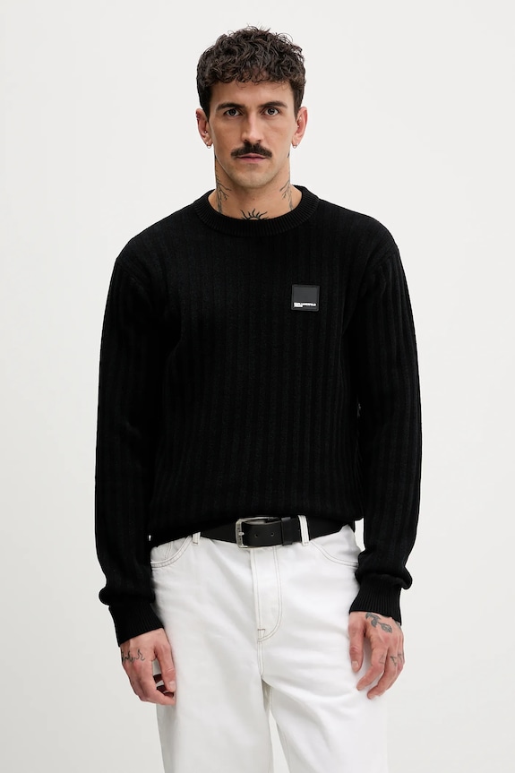 Πουλόβερ Karl Lagerfeld Jeans άλλο μαύρο B1M18022