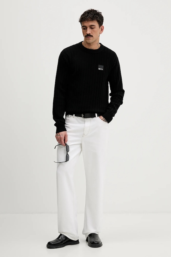 Πουλόβερ Karl Lagerfeld Jeans B1M18022 μαύρο SS26