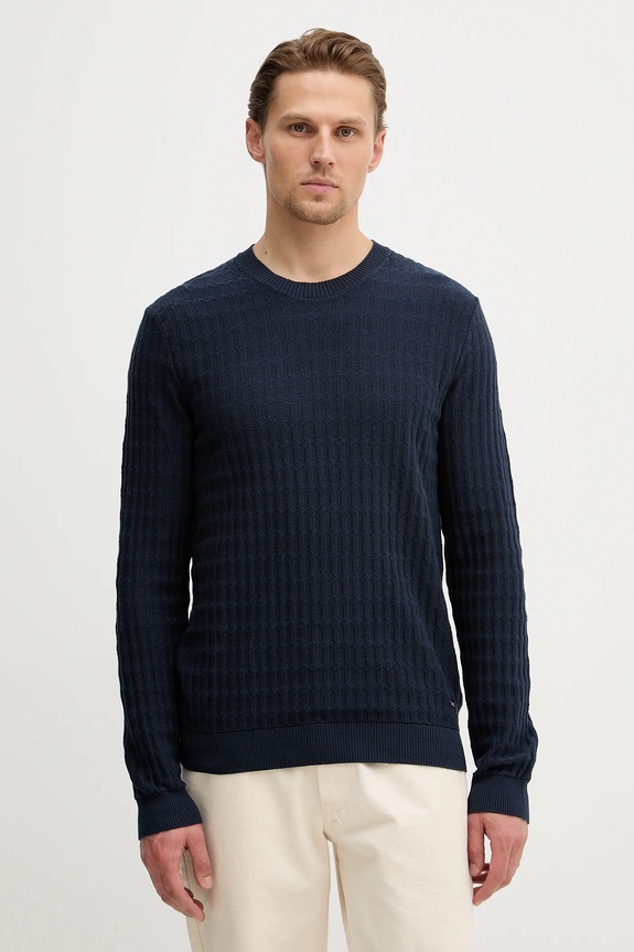 Joop! sweter bawełniany bawełna granatowy 30100011