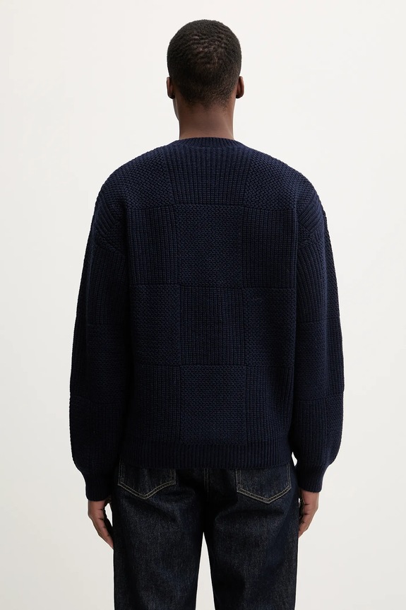 Одяг Светр із додаванням вовни Carhartt WIP Bishop Sweater I035591.1CXX темно-синій