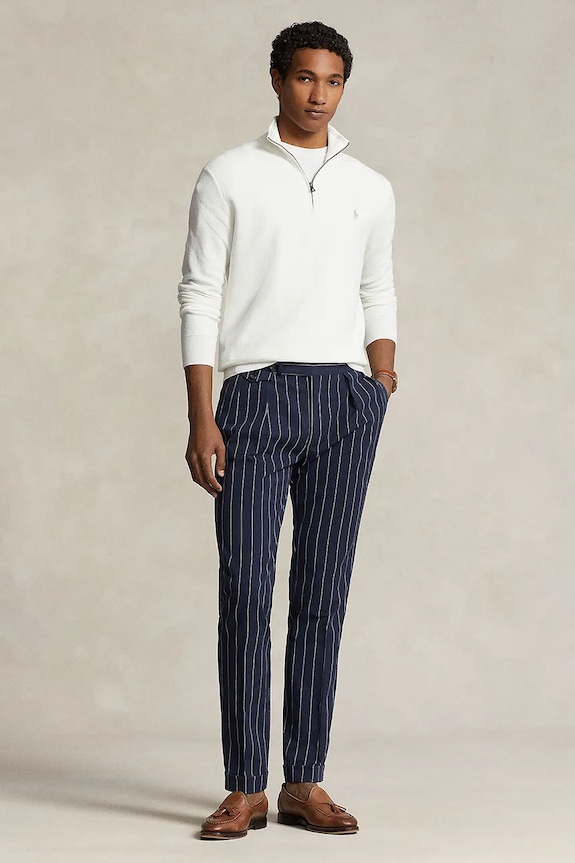 Odzież Polo Ralph Lauren sweter bawełniany 32/2 COTTON 710932304502 biały
