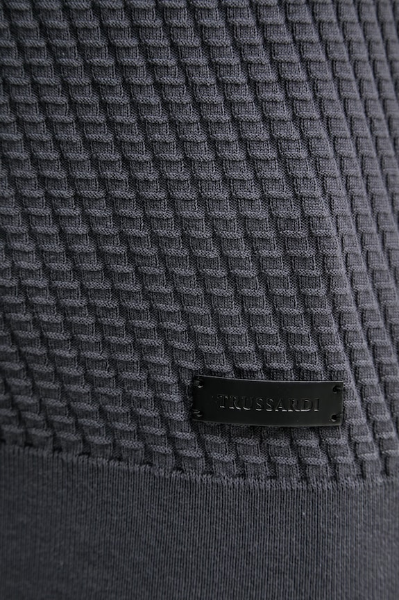 Trussardi pulover moški bombažen M0718000076N siva