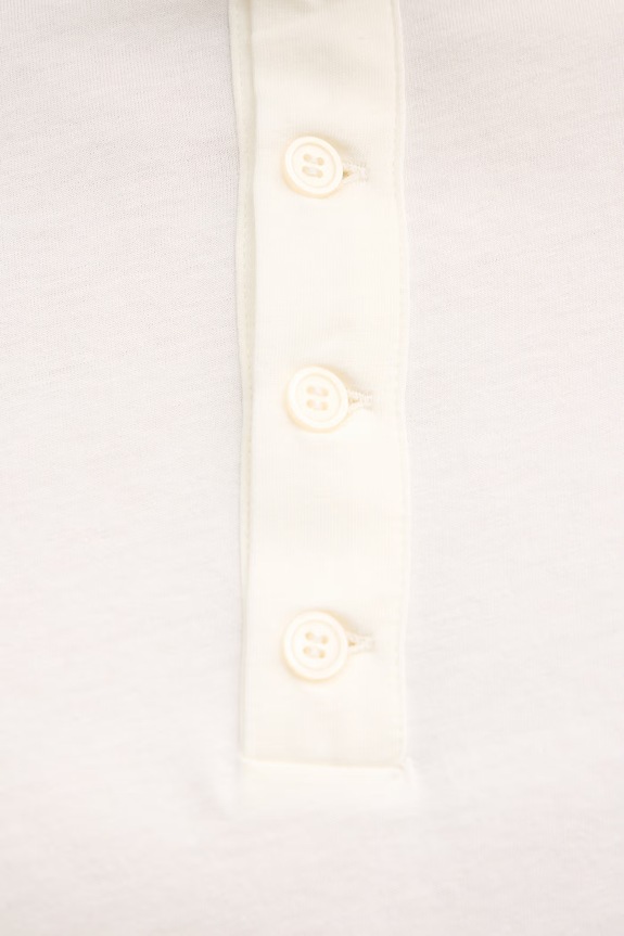 Sisley polo pentru bărbați, din bumbac 3XDTS1053 bej