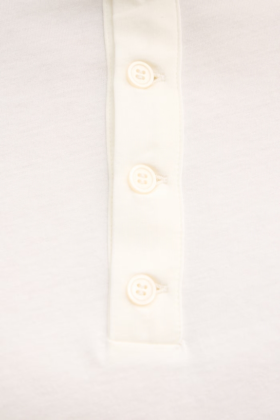 Sisley polo pentru bărbați, din bumbac 3XDTS1053 bej