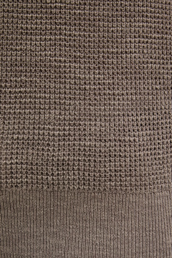 United Colors of Benetton maglione da uomo con misto lino 1DC3U10BK marrone