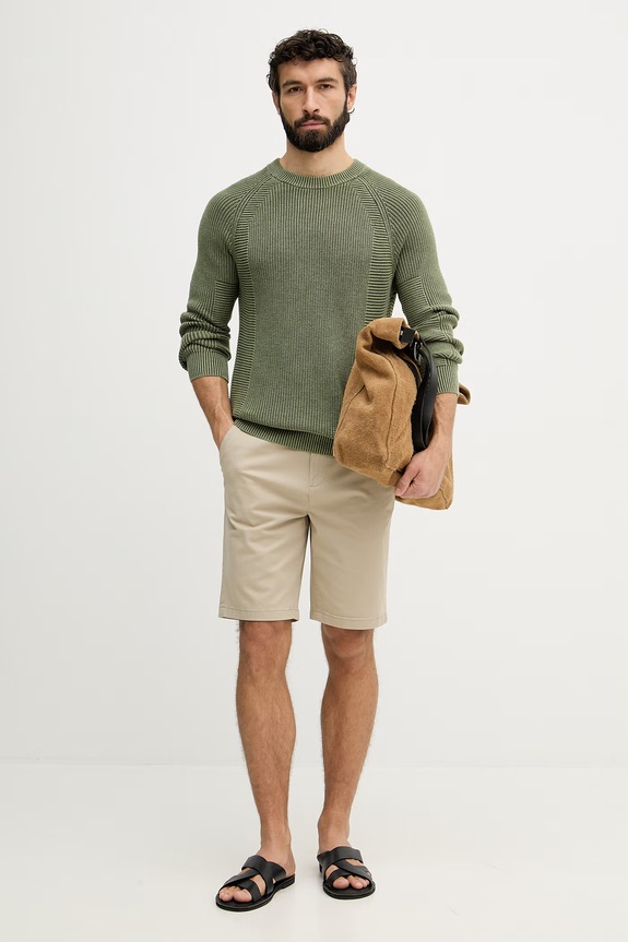 United Colors of Benetton Maglione da uomo 1VOXU10AK verde SS26