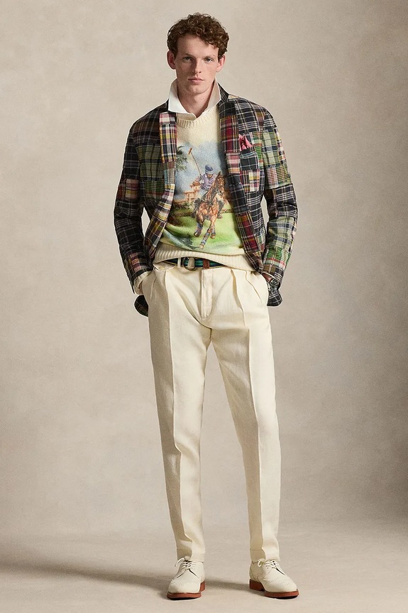 Oblečenie Polo Ralph Lauren sveter pánsky kašmírový 710B24337 béžová