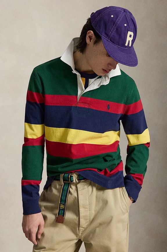 Polo Ralph Lauren tričko pánske bavlnené zelená 710B13497