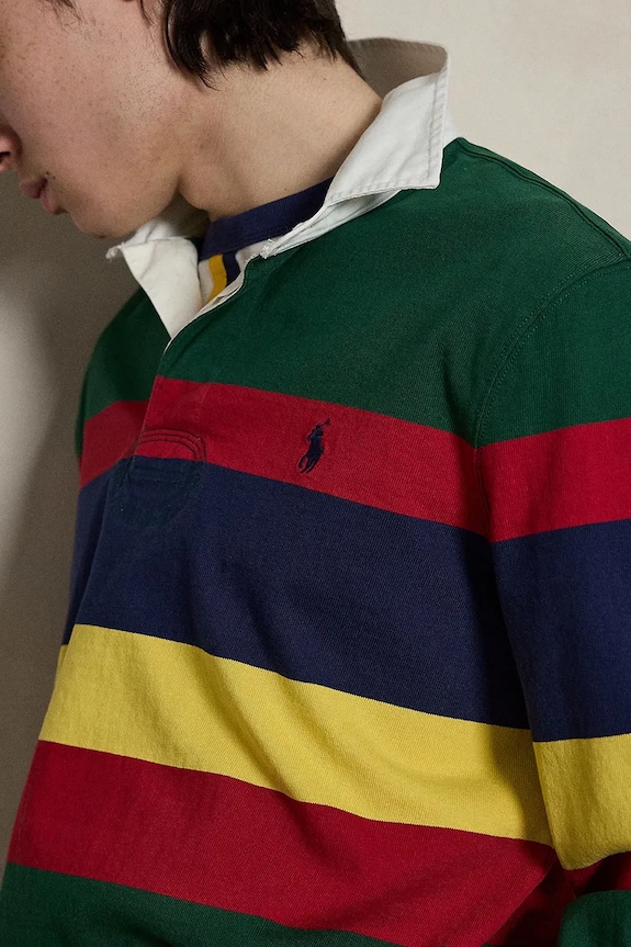 Polo Ralph Lauren tričko pánske bavlnené zelená 710B13497