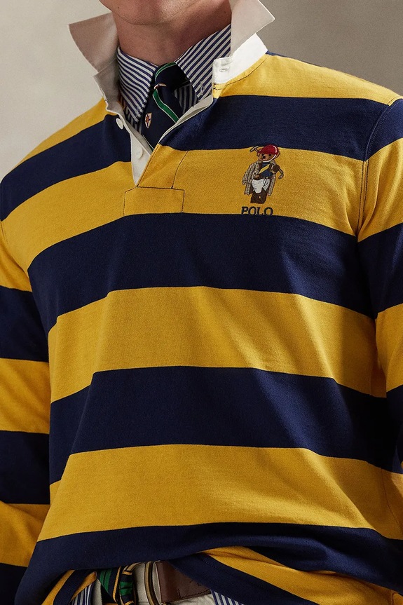 Polo Ralph Lauren sweter męski bawełniany granatowy 710B14629
