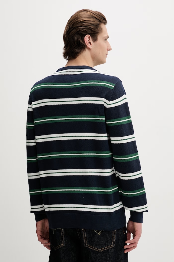 Odzież Levi's sweter męski bawełniany LIGHTWEIGHT HM A7207.0034 granatowy