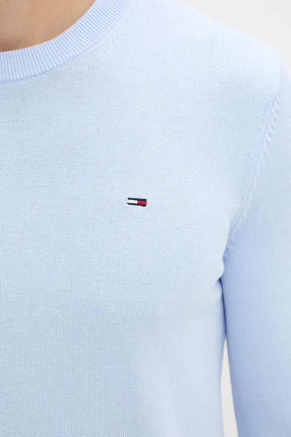 Tommy Jeans sweter męski bawełniany DM0DM22853 niebieski