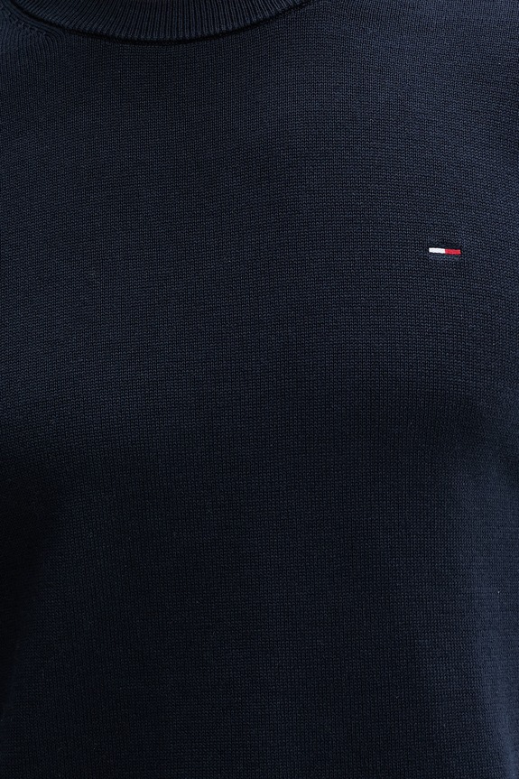 Tommy Jeans πουλόβερ ανδρικό βαμβακερό DM0DM22853 σκούρο μπλε