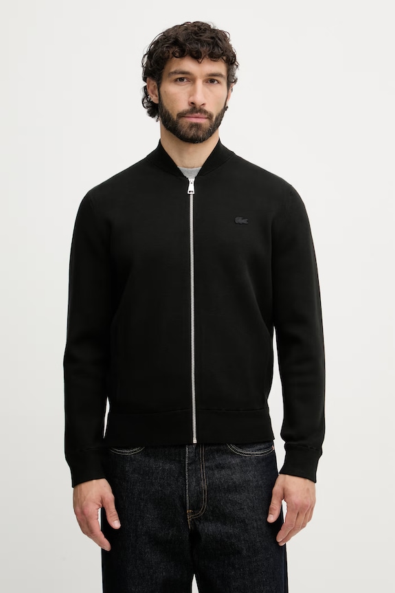 Lacoste sweter rozpinany męski czarny AH1024